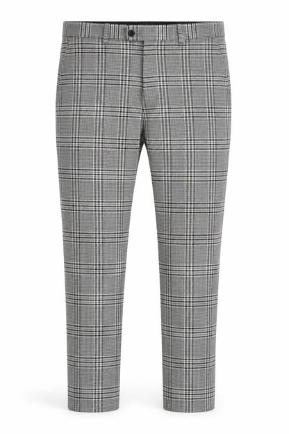Mens UK Size L Gianni Feraud Slim Fit Business Formal Workwear Grey Trousers