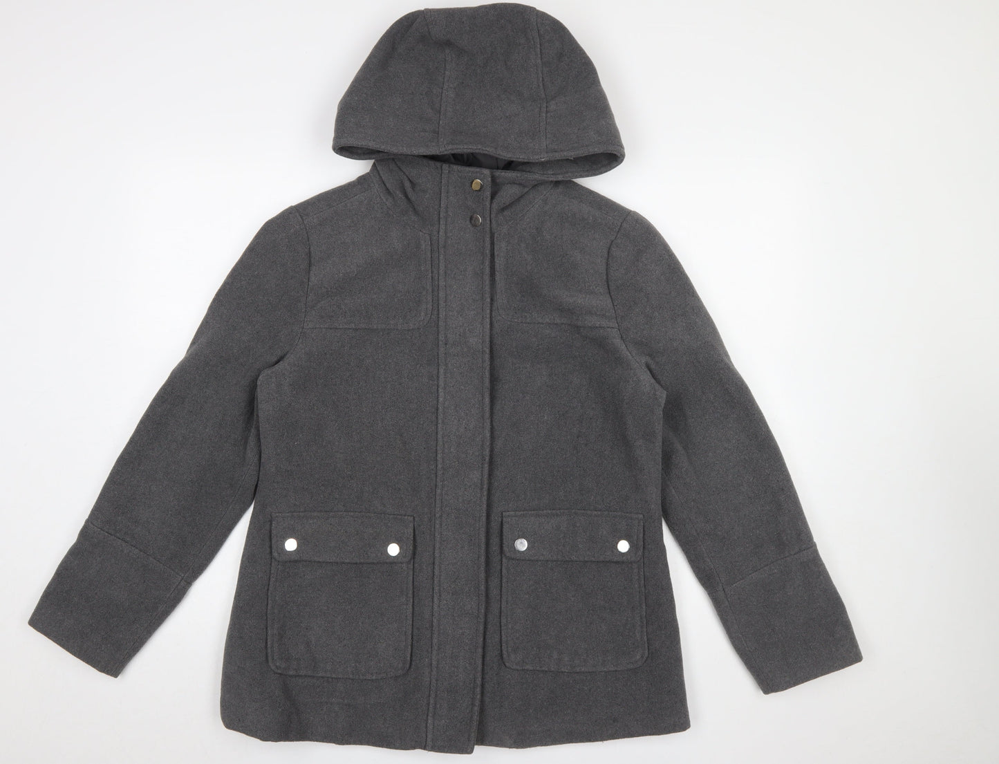 Womens UK Size 12 Atmosphere Grey Parka Coat