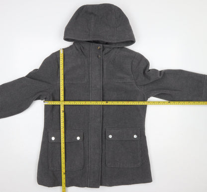 Womens UK Size 12 Atmosphere Grey Parka Coat