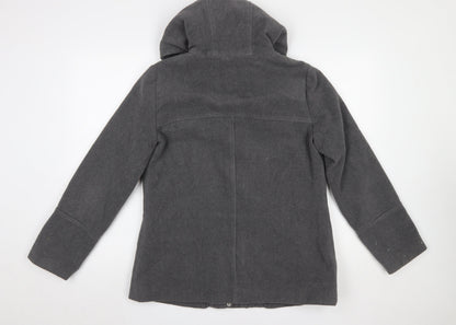 Womens UK Size 12 Atmosphere Grey Parka Coat