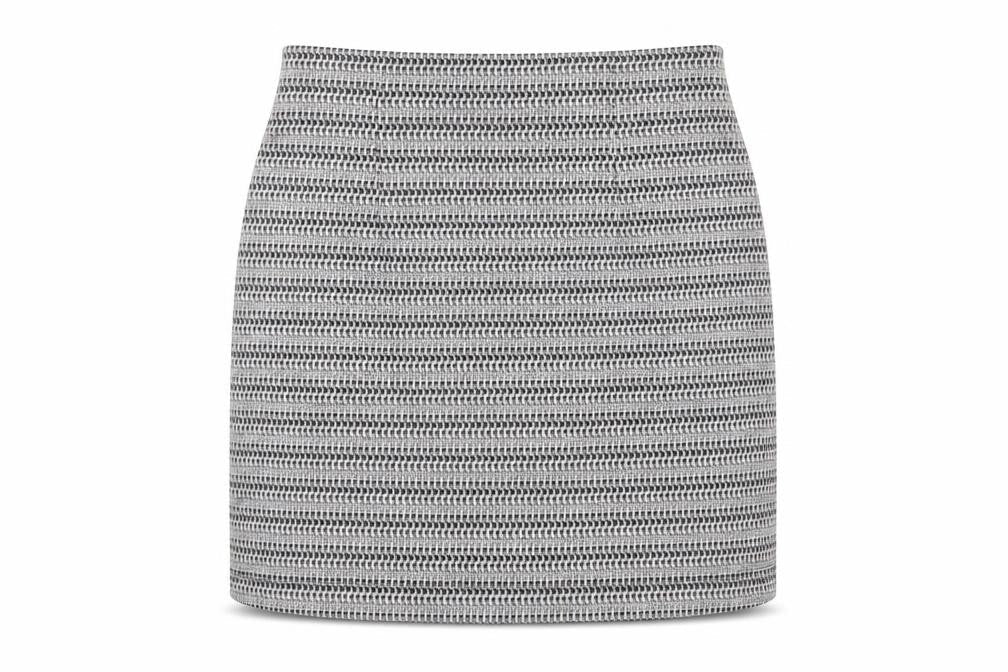 Womens UK Size 12 F&F Straight & Pencil Tweed Skirt
