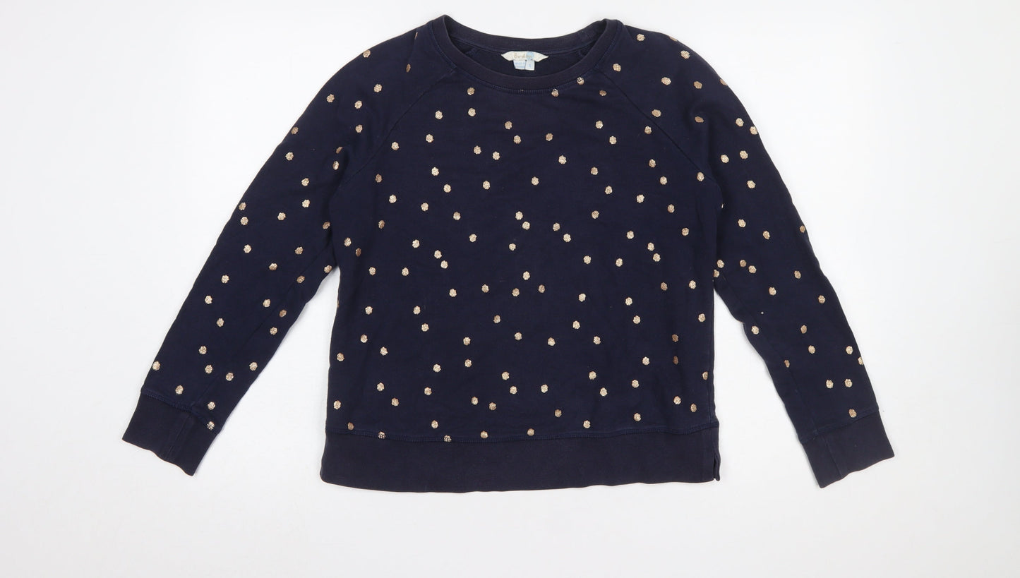 Womens UK Size S Boden Blue Pullover Sweatshirt
