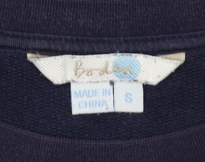 Womens UK Size S Boden Blue Pullover Sweatshirt