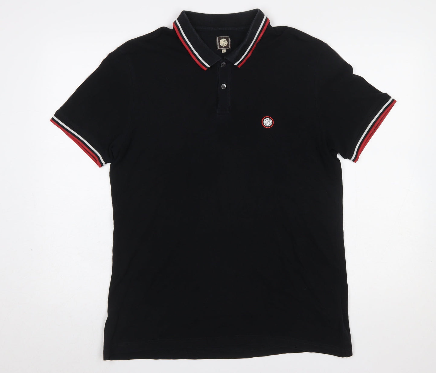 Mens UK Size L Peter Werth 100% Cotton Polo Shirt