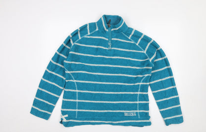 Womens UK Size XL Weird Fish Blue Pullover Sweatshirt