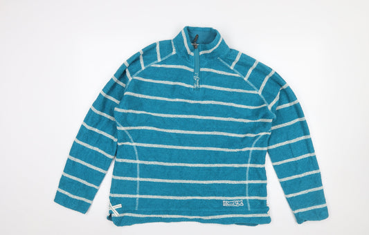 Womens UK Size XL Weird Fish Blue Pullover Sweatshirt