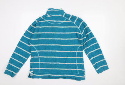 Womens UK Size XL Weird Fish Blue Pullover Sweatshirt