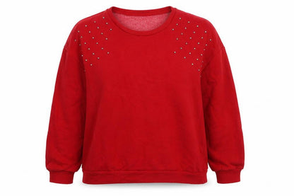 Womens UK Size L Tezenis Red Pullover Sweatshirt