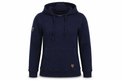 Womens UK Size 14 Jeep Blue Pullover Hoodie