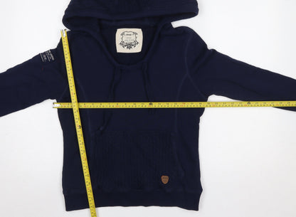 Womens UK Size 14 Jeep Blue Pullover Hoodie