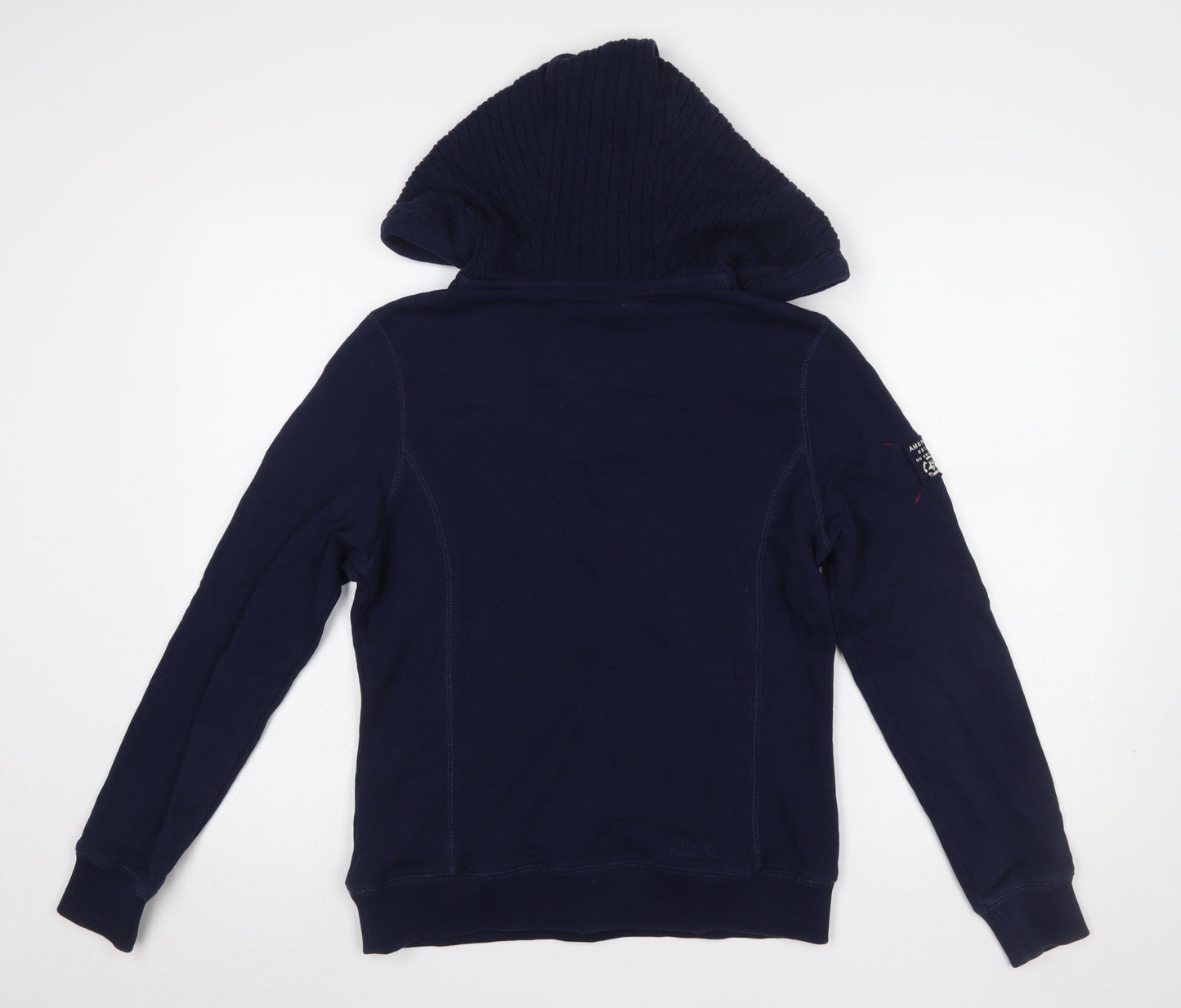 Womens UK Size 14 Jeep Blue Pullover Hoodie