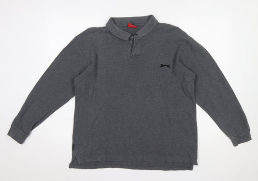 Mens UK Size L Slazenger 100% Cotton Polo Shirt