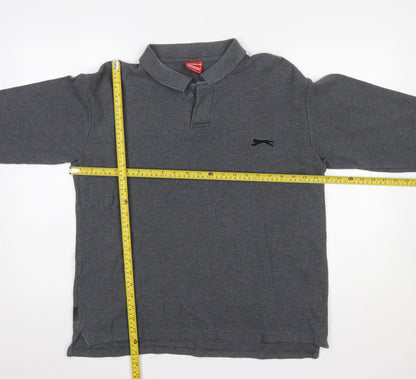 Mens UK Size L Slazenger 100% Cotton Polo Shirt