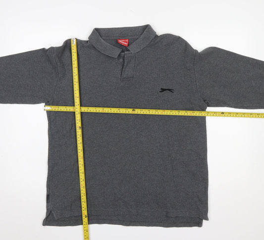 Mens UK Size L Slazenger 100% Cotton Polo Shirt