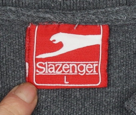 Mens UK Size L Slazenger 100% Cotton Polo Shirt