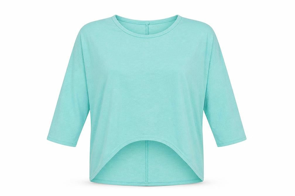 Womens UK Size M Zanzea Green Basic T-Shirt