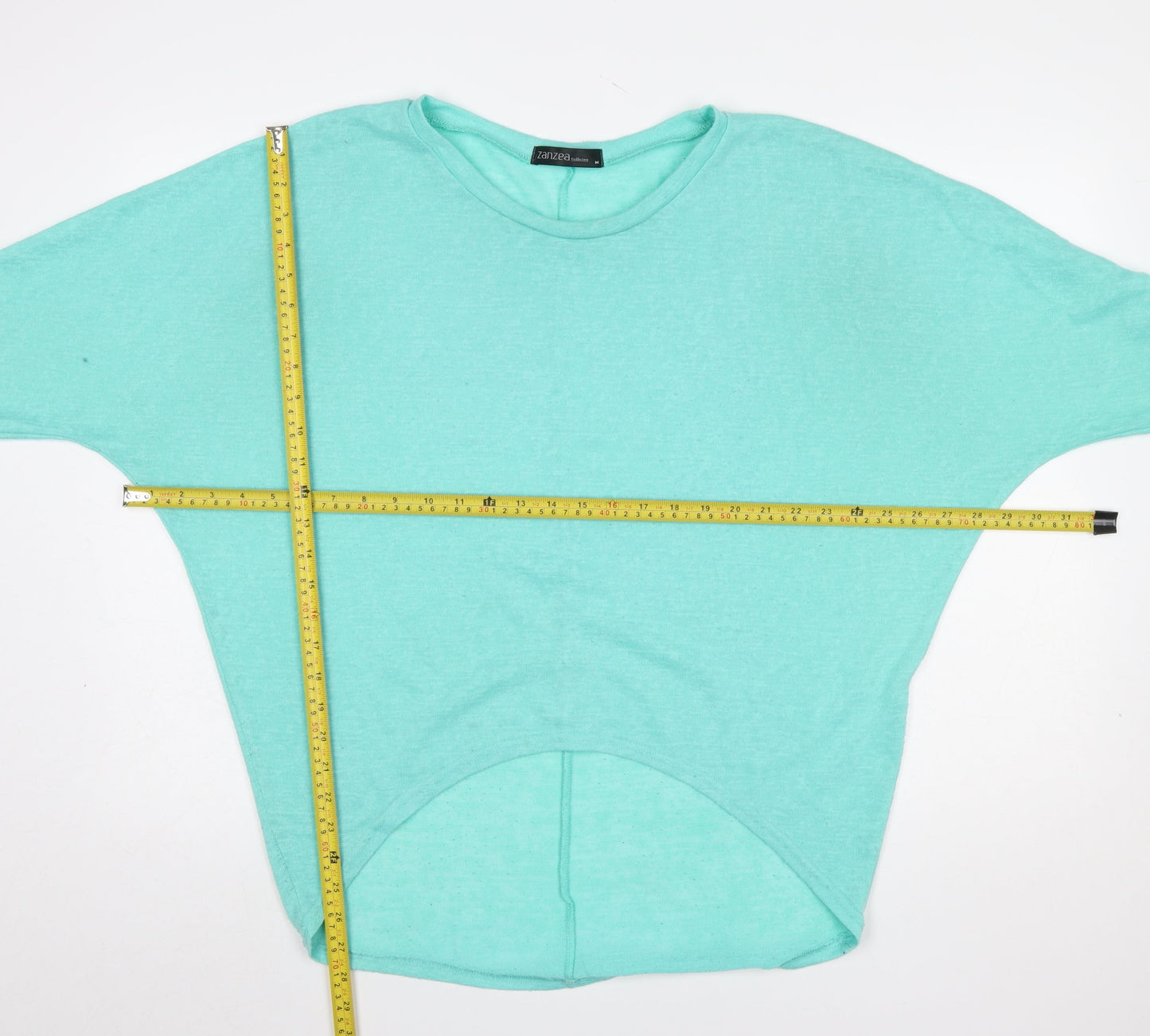 Womens UK Size M Zanzea Green Basic T-Shirt