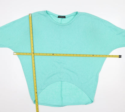 Womens UK Size M Zanzea Green Basic T-Shirt