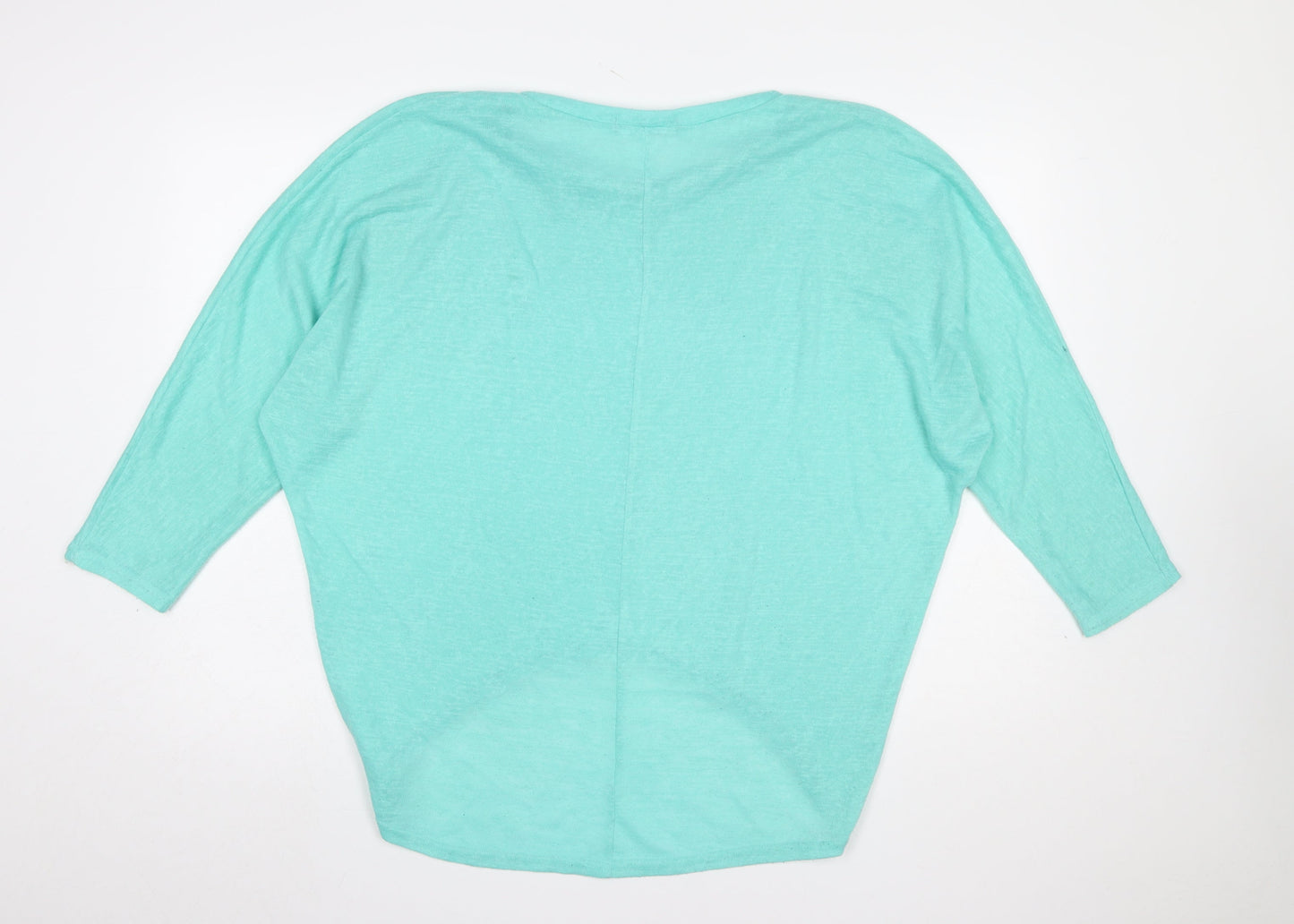 Womens UK Size M Zanzea Green Basic T-Shirt