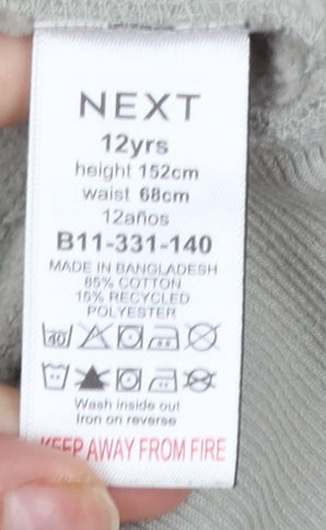 Boys UK Size 12 Years Marks and Spencer Beige Pullover Hoodie