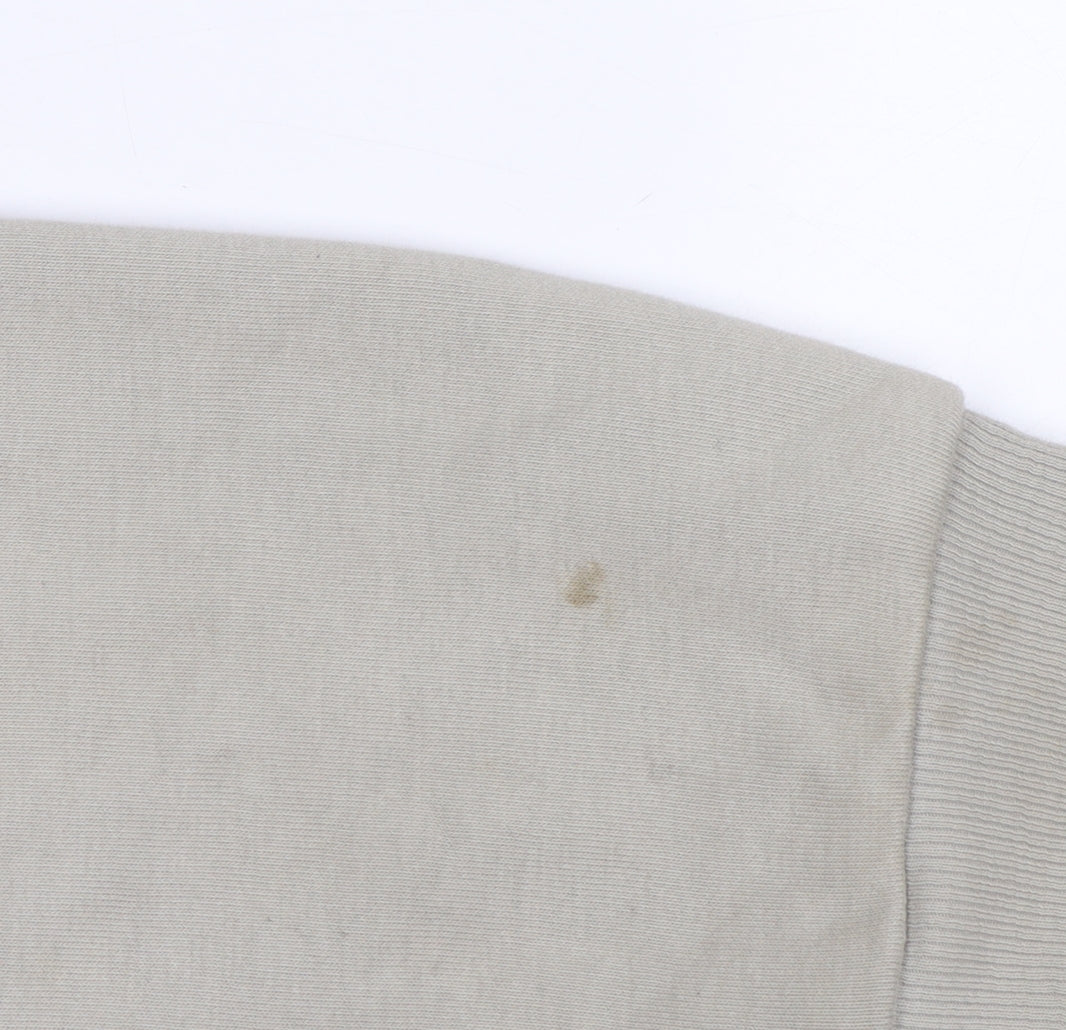 Boys UK Size 12 Years Marks and Spencer Beige Pullover Hoodie
