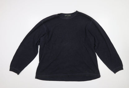 Mens UK Size L Banana Republic Blue Pullover Sweatshirt