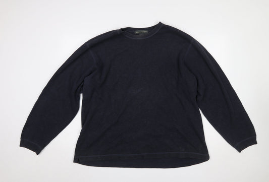 Mens UK Size L Banana Republic Blue Pullover Sweatshirt