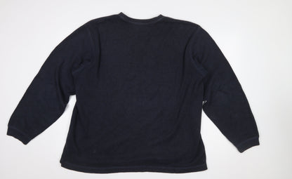 Mens UK Size L Banana Republic Blue Pullover Sweatshirt