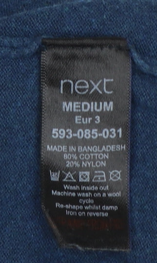 Mens UK Size M NEXT Blue Pullover Jumper
