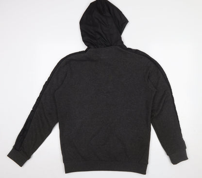 Mens UK Size M PUMA Grey 1/2 Zip Hoodie