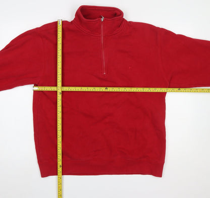 Mens UK Size M FILA Red Pullover Sweatshirt