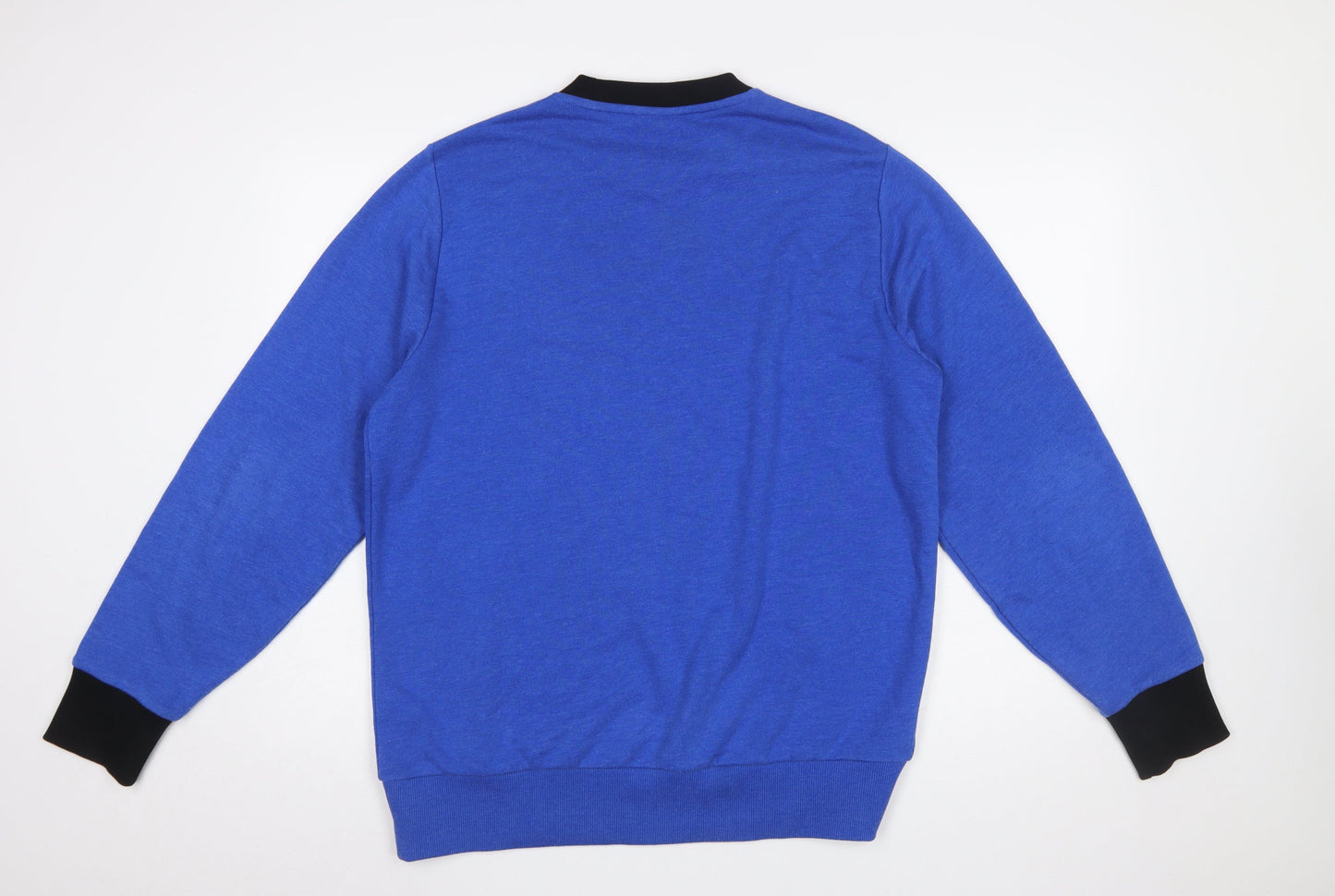 Mens UK Size L Lyle & Scott Blue Pullover Sweatshirt