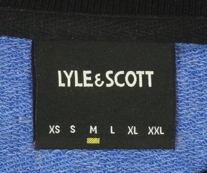 Mens UK Size L Lyle & Scott Blue Pullover Sweatshirt