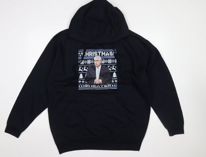 Mens UK Size XL UCC Black Pullover Hoodie