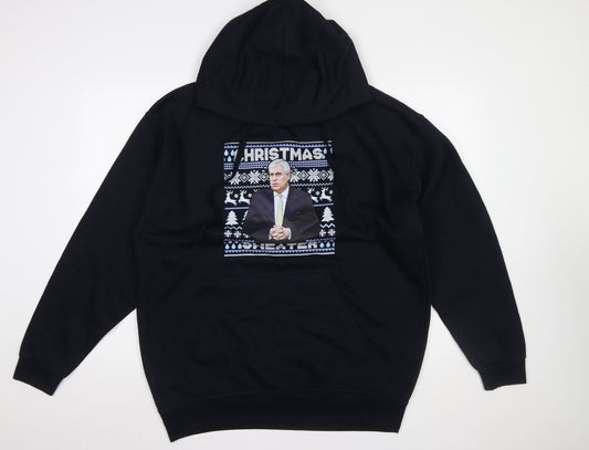 Mens UK Size XL UCC Black Pullover Hoodie