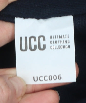 Mens UK Size XL UCC Black Pullover Hoodie