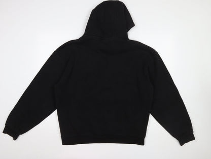 Mens UK Size S Supply & Demand Black Pullover Hoodie