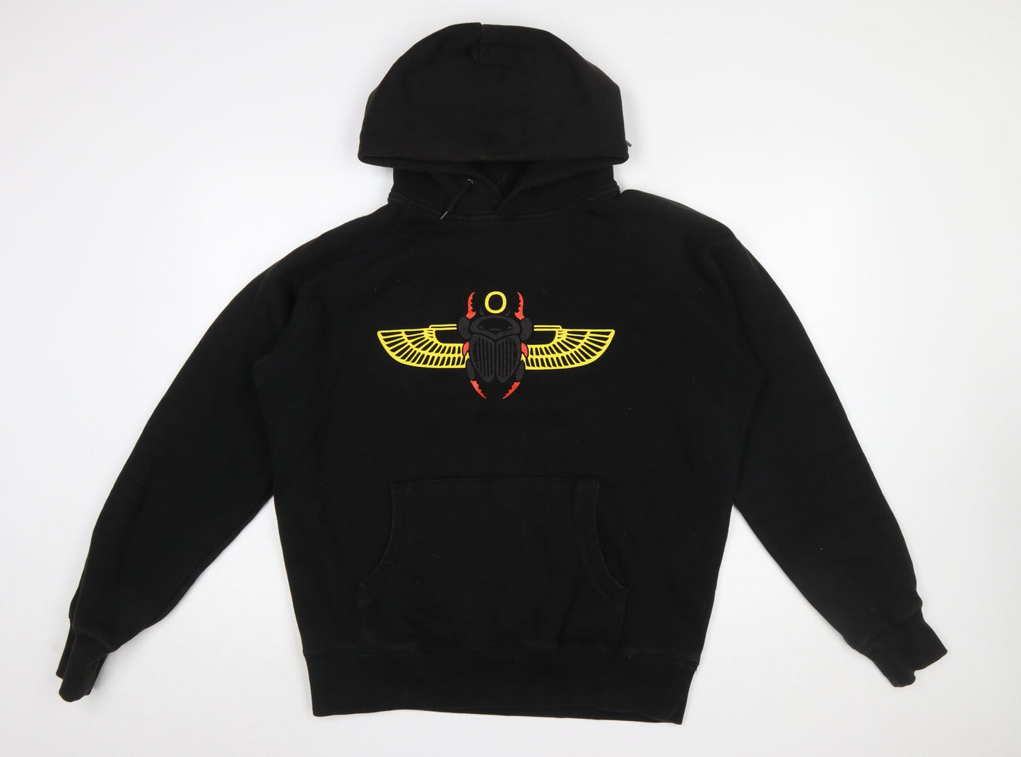 Mens UK Size L Melanin Floe's Black Pullover Hoodie