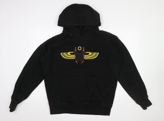 Mens UK Size L Melanin Floe's Black Pullover Hoodie