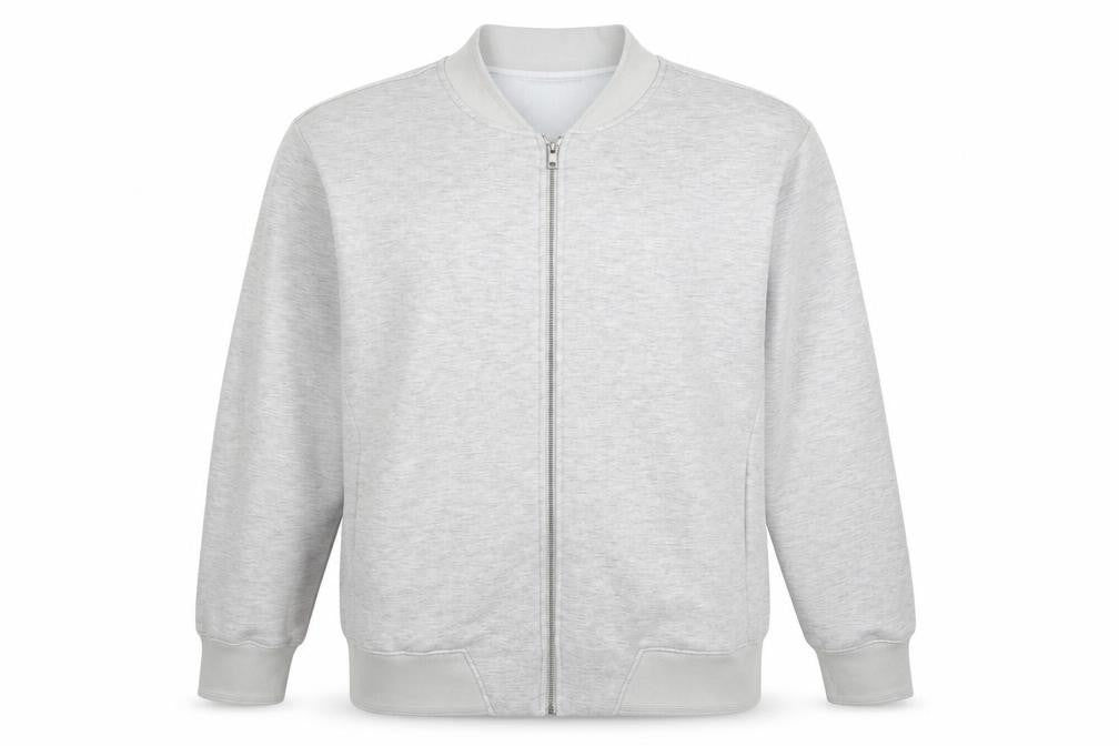 Mens UK Size 2XL H&M Grey Full Zip Sweatshirt