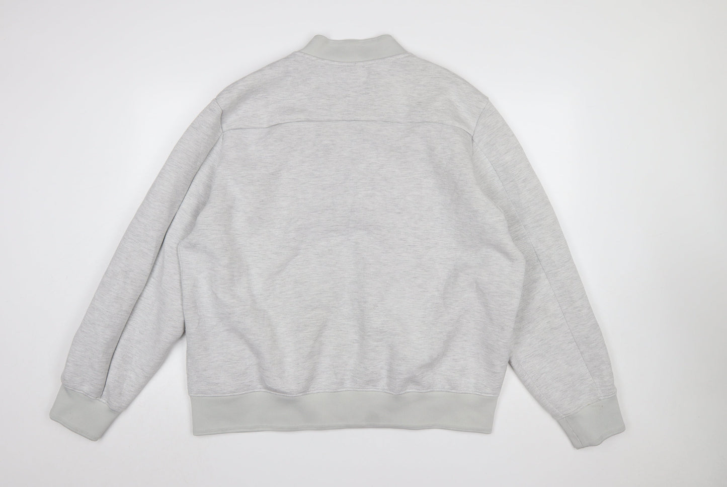 Mens UK Size 2XL H&M Grey Full Zip Sweatshirt