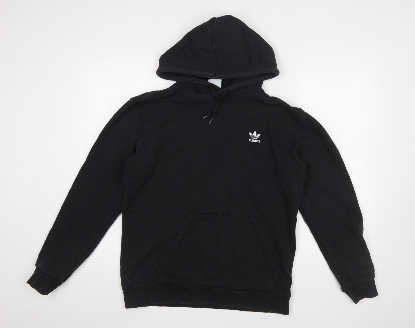 Mens UK Size M adidas Black Pullover Hoodie