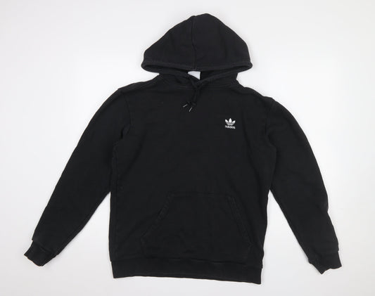 Mens UK Size M adidas Black Pullover Hoodie