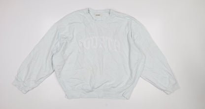 Womens UK Size S 4th & Reckless Blue Pullover Sweatshirt