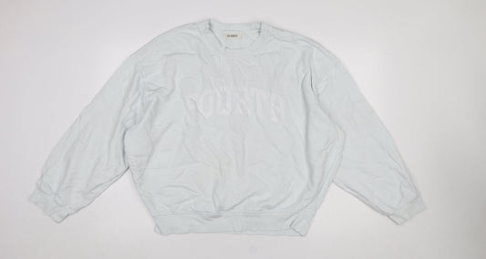 Womens UK Size S 4th & Reckless Blue Pullover Sweatshirt