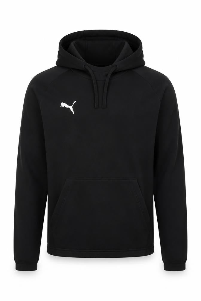 Puma Men’s Black M Basic Hoodie Jacket Lightweight Fleece Regular Fit