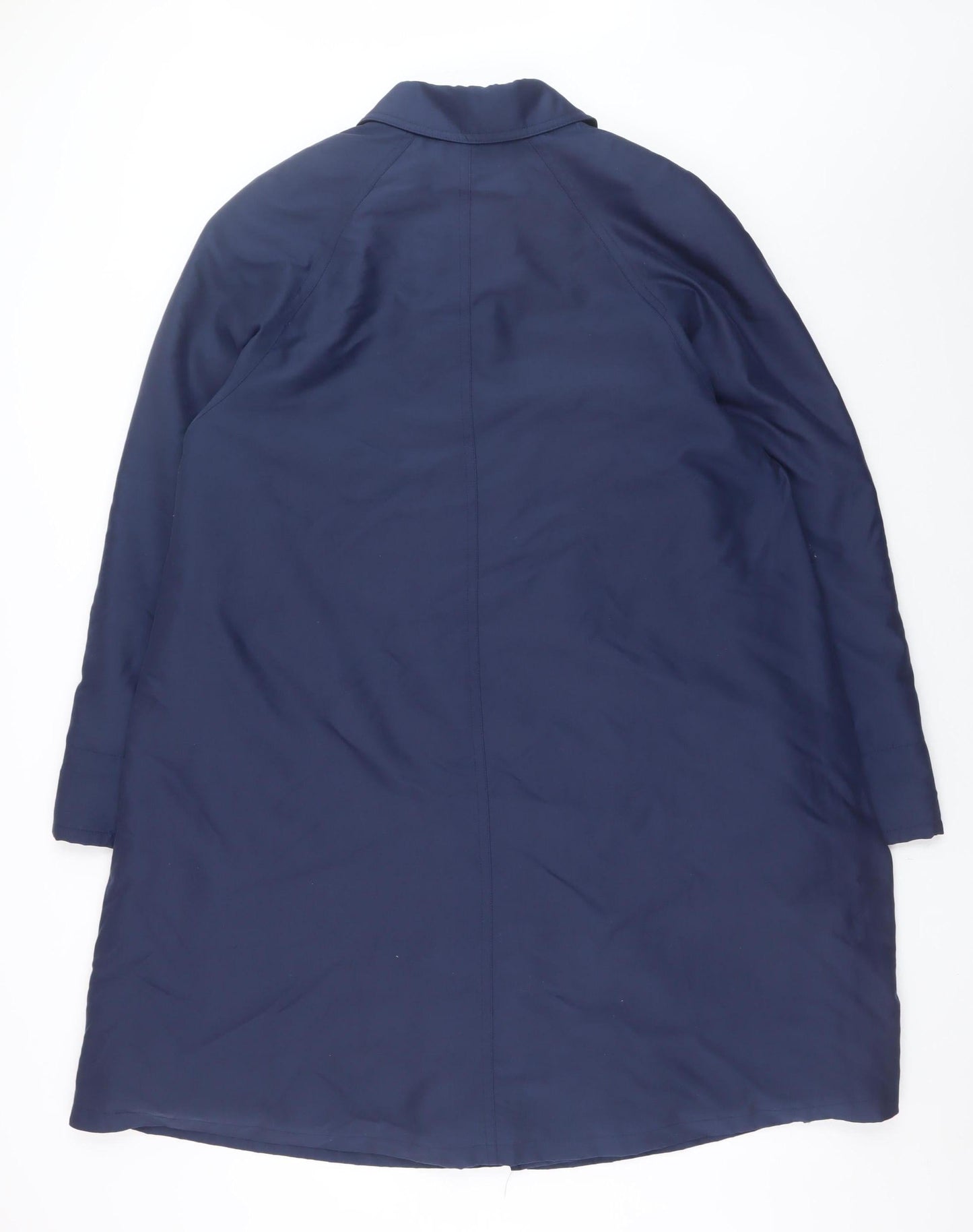 Womens UK Size 12 Marks and Spencer Blue Overcoat