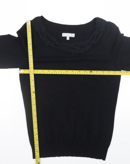 Womens UK Size 12 Marks and Spencer Black Pullover Jumper