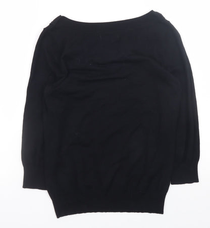Womens UK Size 12 Marks and Spencer Black Pullover Jumper