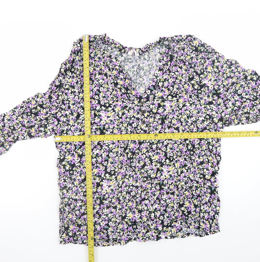 Womens UK Size 16 John Lewis & Partners Multicoloured Tunic Blouse